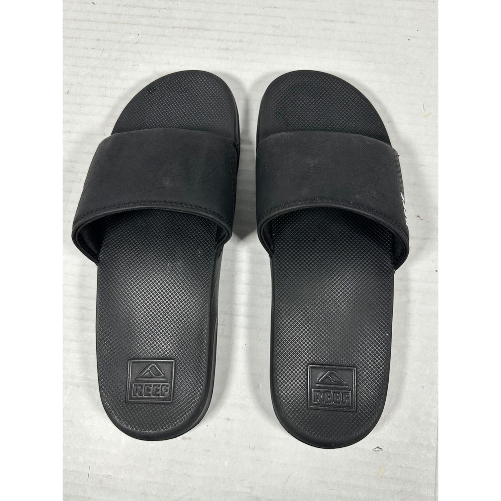 Reef One Slide Mens Black Waterproof Athletic Sandals B-22 PGC Size 7 - Picture 6 of 12